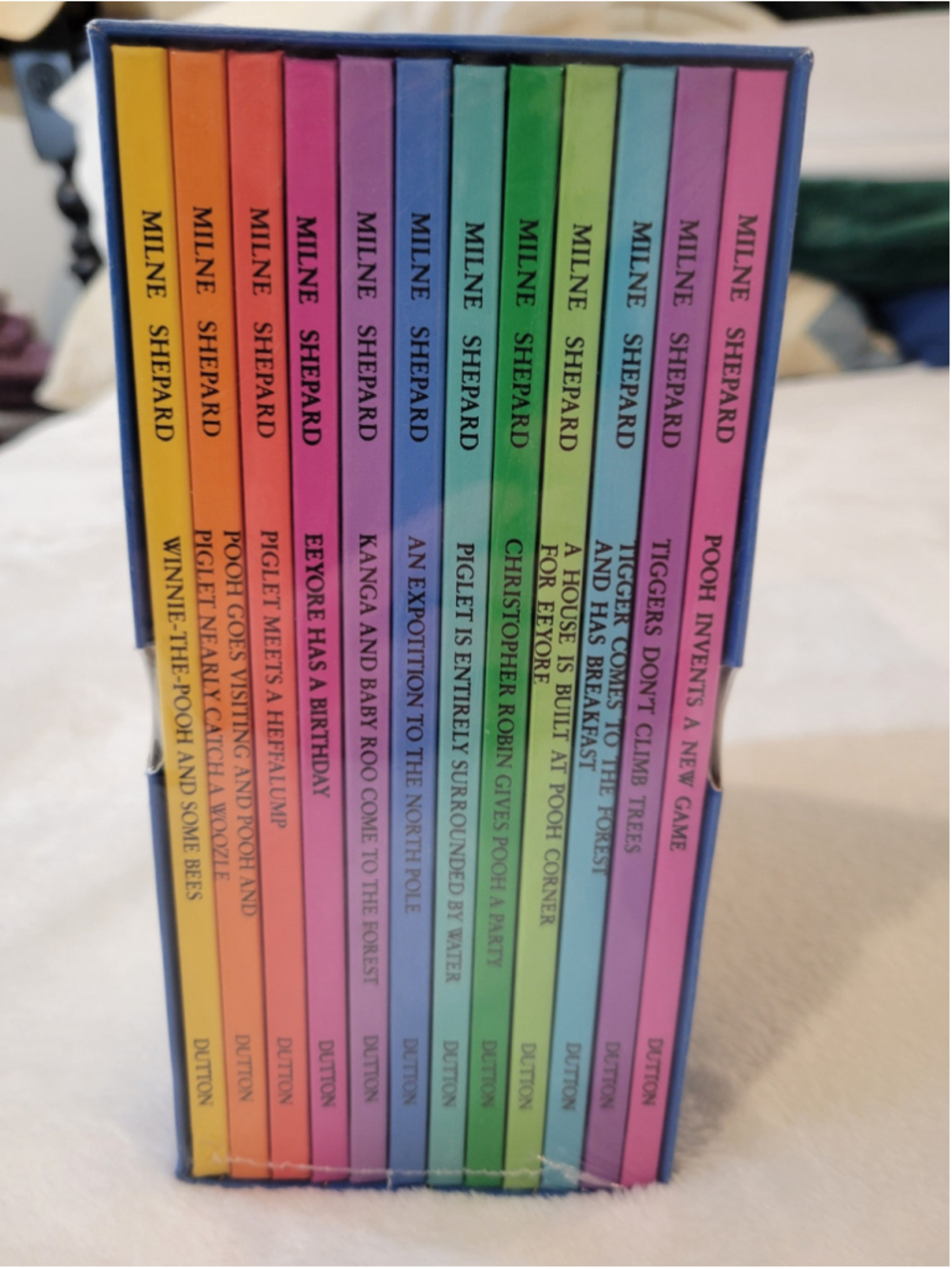 NWT Vintage The Winnie-the-Pooh Library 12 Book Box Set A.A. Milne Sealed - Picture 2 of 6